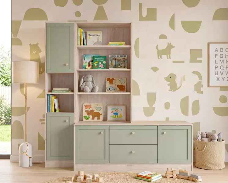 Jade-Shelter basic olíva színű gyerekszoba