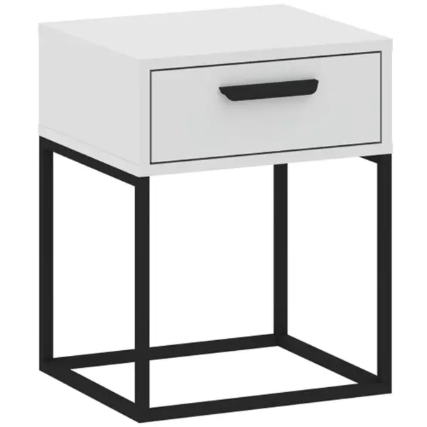 Capo simple fehér kisasztal
