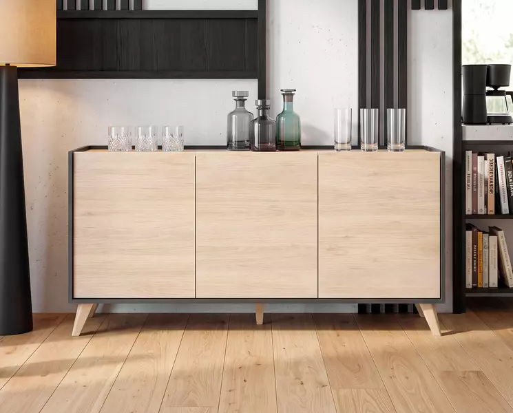 Design TV asztal Ness grafit