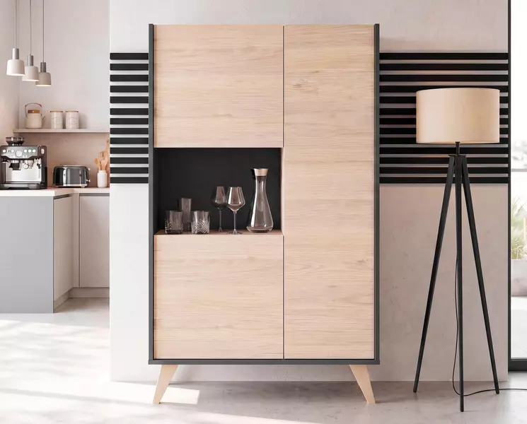 Design TV asztal Ness grafit