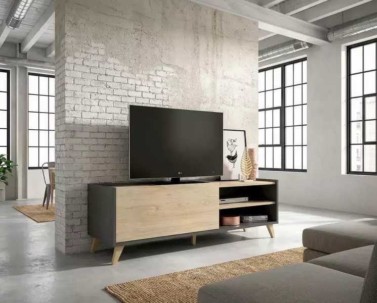 Design TV asztal Ness grafit